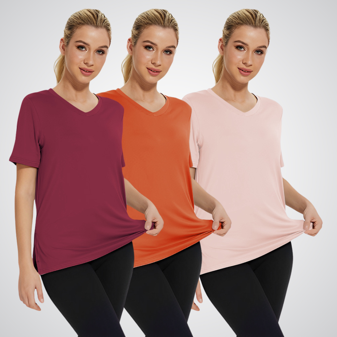 SELENA™ | Casual Loose Fit Tee Pack of 3